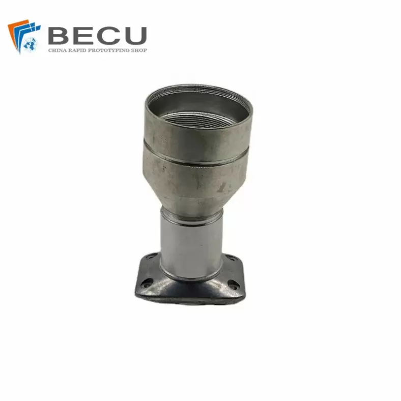 Lathe and milling machine CNC machining cup-shaped aluminum alloy parts