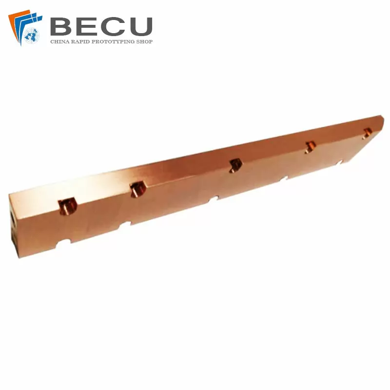 Precision Milling Machining Chrome-Plated Copper Spare Parts