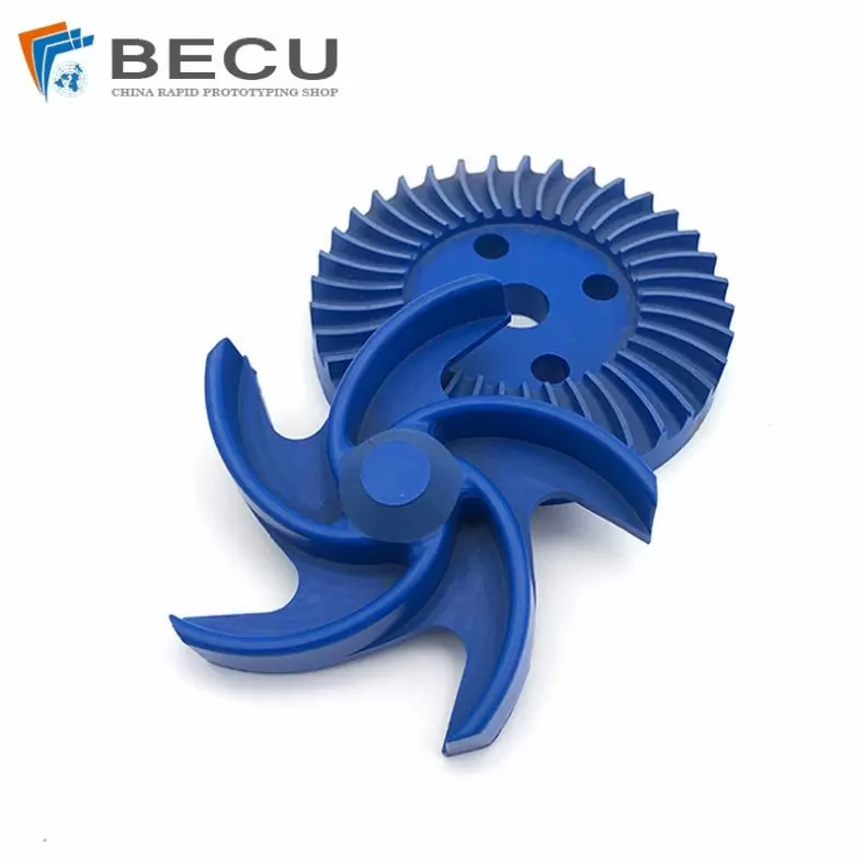 CNC Machined UHMW-PE Plastic Impellers And Gears