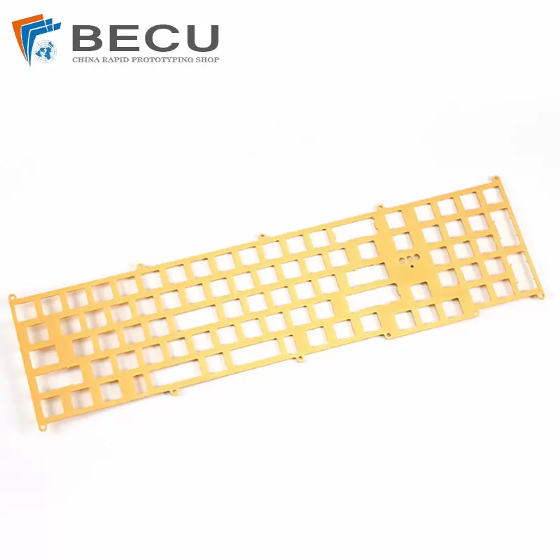 CNC Milling Brass Fixed Plate For Mechanical Keyboard