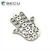 Laser Cutting 316 Big Palm Shape Hip Hop Pendant