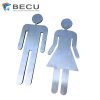 Laser Cut Stainless Steel Men And Women’s Toilet Signs