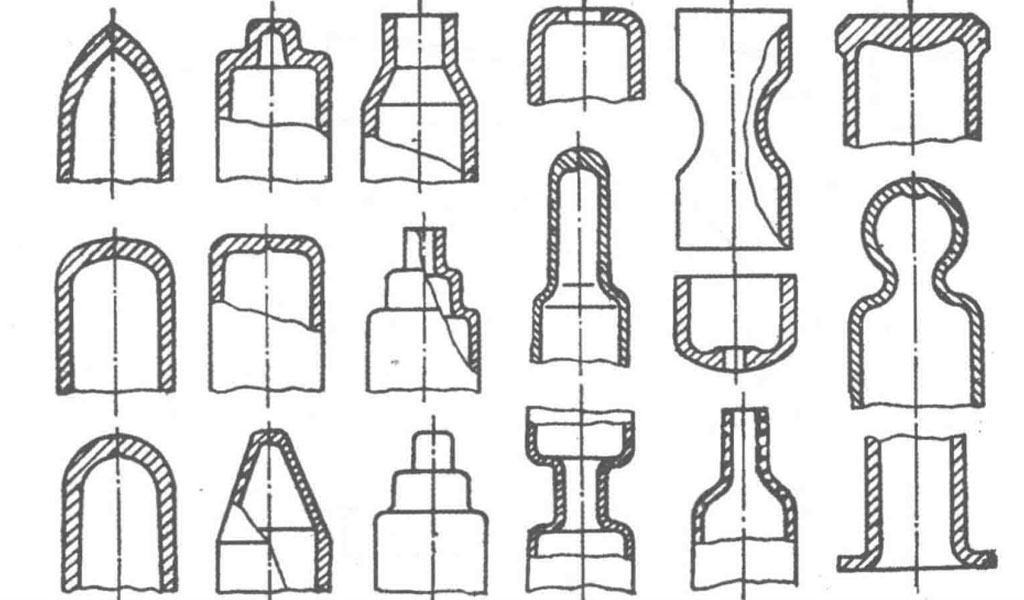 The ends of the swivel fittings