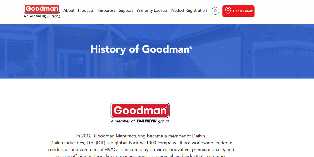 Goodman Manufacturing (Daikin Group)