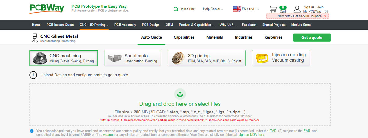 PCBWay CNC Machining