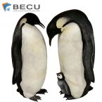 100% Reproduction 3D Printed Penguin Family Model