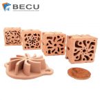 FFF Fused Wire Extrusion 3D Printed Pure Copper Parts