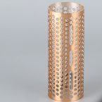 Mechanical Stamping Mirror Gold-Plated Aluminum Tube