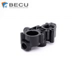 3D Printing And CNC Machining Custom Black PPS Valve