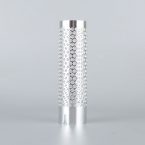 Stamping 34_120mm Oxidized Silver Coiled Thin-Walled Aluminum Tube