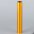 Stamping Anodized Golden Aluminum Cylinder