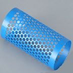 Stamping Thin-Walled Aluminum Pipe Spray Paint Blue